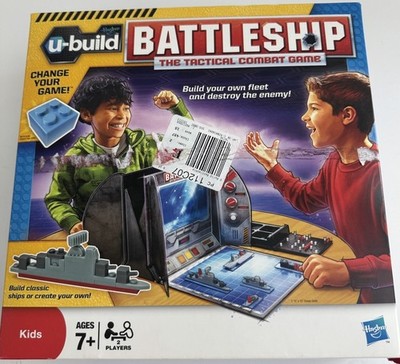 Kids U Build Battleship Game by Hasbro The Tactical Combat Game NEW! Sealed!