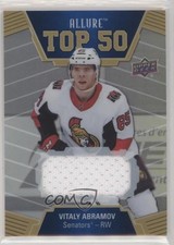 2019-20 Upper Deck Allure Top 50 Jerseys Vitalii Abramov Vitaly #T50-27 0y6z