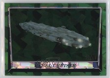 2023 Topps Chrome Sapphire Star Wars ROTJ Green 24/60 Rebel Cruiser 216 1u6