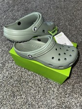 Crocs Brand New In Box Size 6Y Sage Green