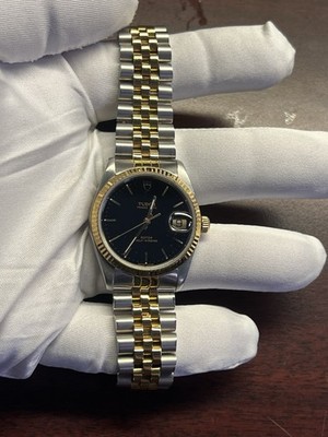 2004-2010 Tudor Prince Oysterdate Ref. 74033 Gold & Steel Wristwatch, Jubilee