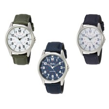 CITIZEN Q Q Falcon Men's Wrist Watch Nylon Strap Quartz Analog QB38 Japan