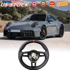 For Porsche 991.2 911 997718 Cayman Carrera Gt3 Red Stitching Steering Wheel For Porsche 991.2 911 997718 Cayman Carrera Gt3 Red Stitching Steering Wheel
