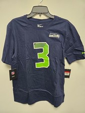 NFL Nike Seattle Seahawks Russell Wilson 3 Name Number T-Shirt Size Large