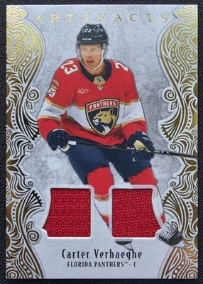 2025-26 Upper Deck Artifacts Material Gold Carter Verhaeghe 73/299 Florida