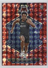 2024 Panini Mosaic Rookies Red Camo Mosaic Prizm Javon Baker #380 10wc