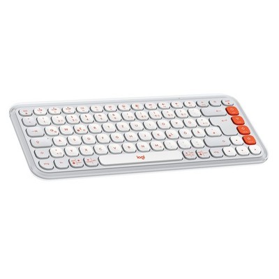 Logitech POP ICON KEYS kabellose Bluetooth-Tastatur, Deutsches QWERTZ  Weiß