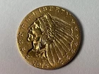 1915 $2 1/2 2.5 Gold Indian Head Coin Nice Condition!