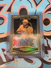 Roman Josi Auto 2023-24 Upper Deck Stature Nashville Predators (CH)