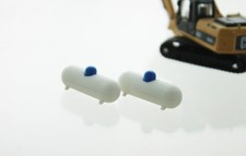 HO 1:87 - 87-320-WT Liquid Petroleum Propane Tanks 2 pcs. Laser Print