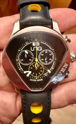 UNIQ Seven Swiss Chronograph LE #56/100 46mm Ronda 5040.B Box Mint Rare