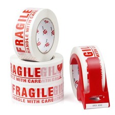Fragile Tape Handle With Care 2 Inch x 330 Feet 110 Yards 4 PCS Heavy