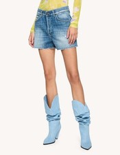 Dondup Donna Short in denim Denim 