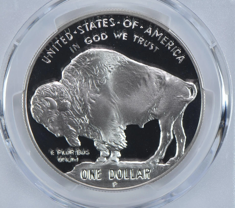 2001-P Buffalo Commemorative Dollar PR69 DCAM PCGS Blue Label *0844 - Image 4 of 4