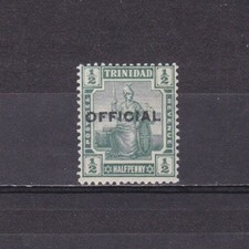 TRINIDAD & TOBAGO 1916, SG# O10, Wmk Multi Crown CA, MH