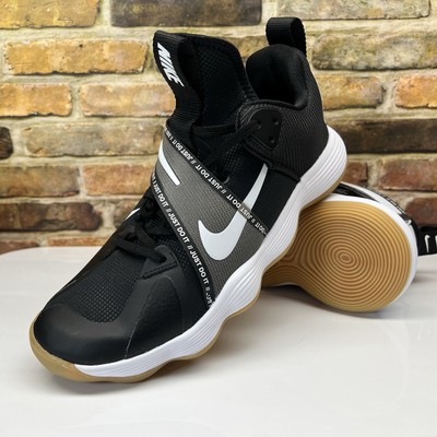 Nike React HyperSet Volleyball Shoes Black White Mens Size 11 Sample Issue