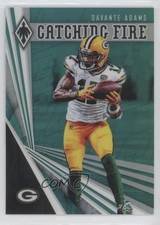 2019 Panini Phoenix Catching Fire Green 8/25 Davante Adams #20 n0c