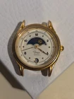 Vintage Timex Moon Phase Quartz Watch Ladies - Runs - Needs New Battery Ex Cond