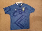 Umbro 1994 Brazil World Cup Away Shirt Large - Genuine 90s
