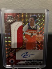 Bub Carrington 2024-25 Panini Mosaic /75 RPA Auto Patch Copper RC #RJA-BUB