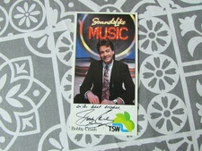 Bobby Crush Pianist Singer & TV Presenter TSW Original Hand Signed Photo Card