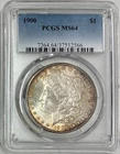 1900 Morgan Silver Dollar, PCGS MS-64, Nicely Toned!
