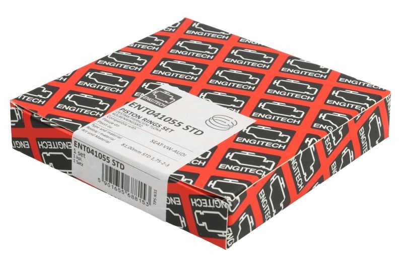 Fits ENGITECH ENT041055 STD Piston Ring Kit ENT041055 STD 81 (STD) 1,75-2-3 Pis