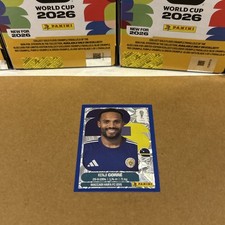 2026 Panini World Cup Sticker Blue Crumple Parallel Curacao Kenji Gorre CUW15