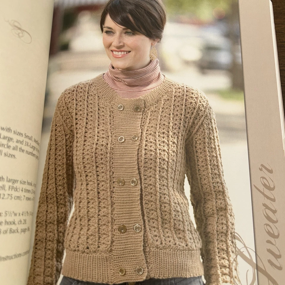 Libro de patrones de armario de ganchillo Leisure Arts 15 diseños para mejorar tu armario Foto 4 de 4