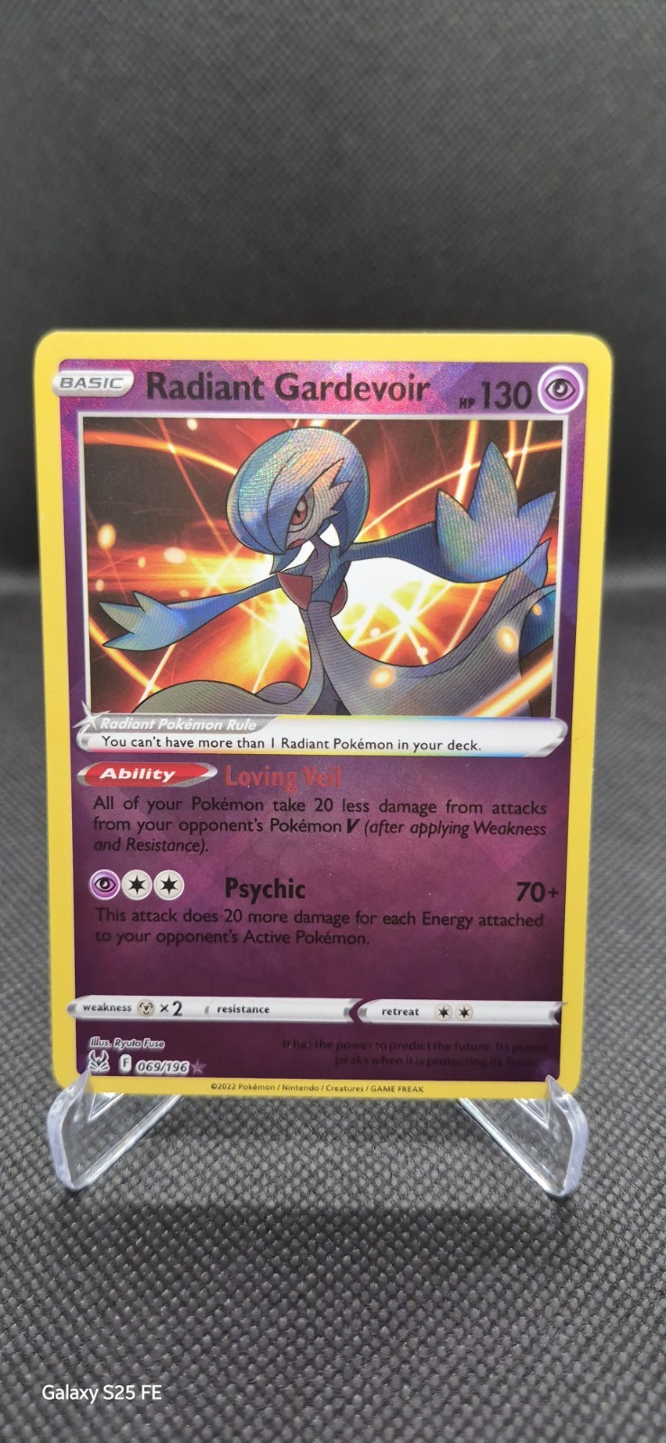 Radiant Gardevoir 069/196 Pokemon TCG SWSH11: Lost Origin