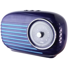 JamAudio Retro Vintage Bluetooth Speaker (HX-P525-BL-WW) - Blue