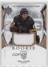 2021 Upper Deck Ultimate Collection Rookies Jersey 122/699 Paul Cotter #146 14hk