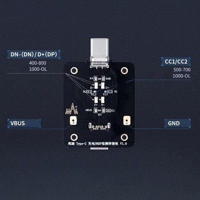 BL804 Type C Tail Test Board for Real Time Device Voltage and Current Test