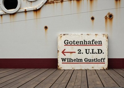 Uboot Lehr Div. Gotenhafen Wilhelm Gustloff 2. Weltkrieg Schild Alu Druck