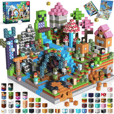 Magnetic Blocks - 150PCS Magnetic Building Blocks Cubes Adventurer, Magnet Toys