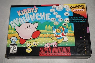 Kirby's Avalanche (Super Nintendo SNES) Complete in Box CIB