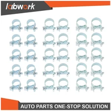 Labwork Fuel Injection Hose Clamp / Auto Fuel Clamps 30 Pieces 1/4" 5/16" 3/8"