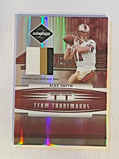 2006 Alex Smith Leaf Limited Team Trademarks Refractor 3CLR Patch 6/30 49ers QB