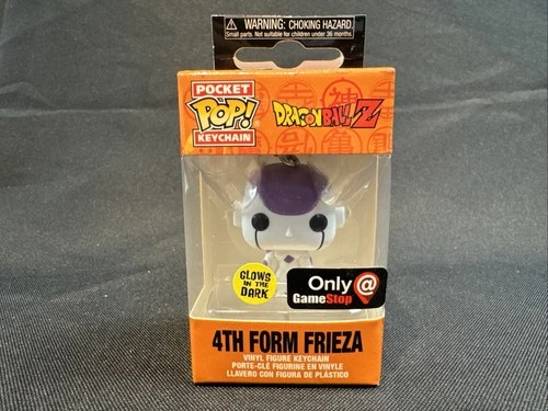 Funko Pop Pocket DRAGON BALL Z 4TH FORM FRIEZA GITD GLOWS DARK GAMESTOP KEYCHAIN