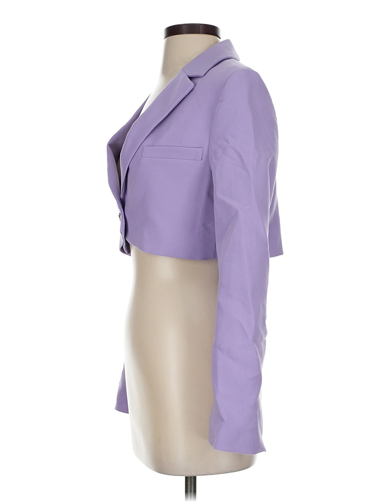 Zara Women Purple Blazer XS thumbnail 4