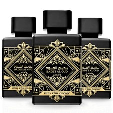 Bade'e Al Oud Glory Eau de Parfum Spray 100ml 3.4 oz by Lattafa Pack of 3