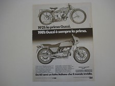 advertising Pubblicità 1981 MOTO GUZZI V35 V 35 IMOLA