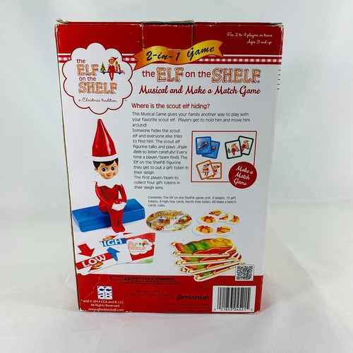 The Elf on the Shelf Juego 2 en 1 Juego Musical Match Game - Caja Abierta/Sellado de Fábrica - Imagen 4 de 9