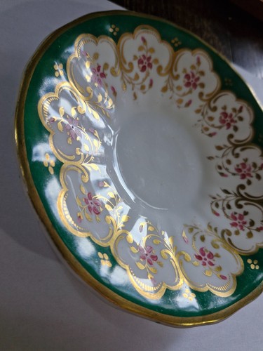 Copeland And Garrett Hand painted Tea Cup & Saucer c1839 Pattern 5481 - Picture 8 of 13