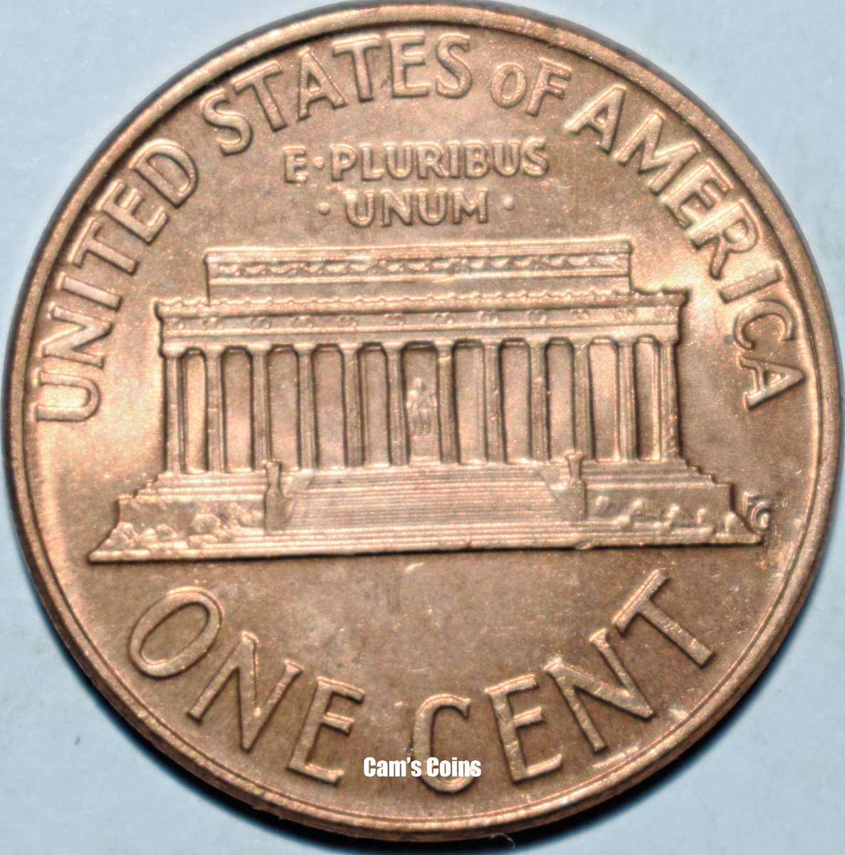 1974 S Lincoln Memorial Penny Brilliant Uncirculated BU Red Cent