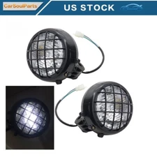 us 2x Led Headlight fit Yamaha 1987-06 Banshee lens bulbs lights grills Warrior