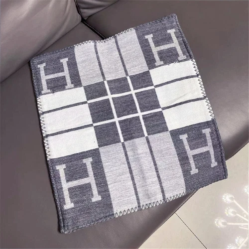 Neu H-Letter Wolle Kaschmir Kissenbezüge Kissenbezug Kissenhülle 45X45CM Kissen - Bild 16 von 31