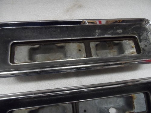 1967 1968 67 68 Camaro GM OEM Tail Light Bezels Back Plate 5959299 LH 5959300 RH - Picture 2 of 23