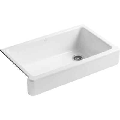 KOHLER K-6488-0 Whitehaven 35-1/2'' Farmhouse Sink, Cast Iron*NEW*