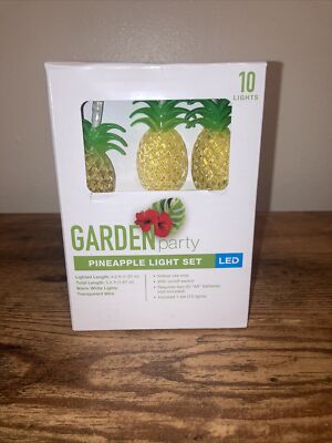 Garden Party String Light Set Pineapple 10 Lights